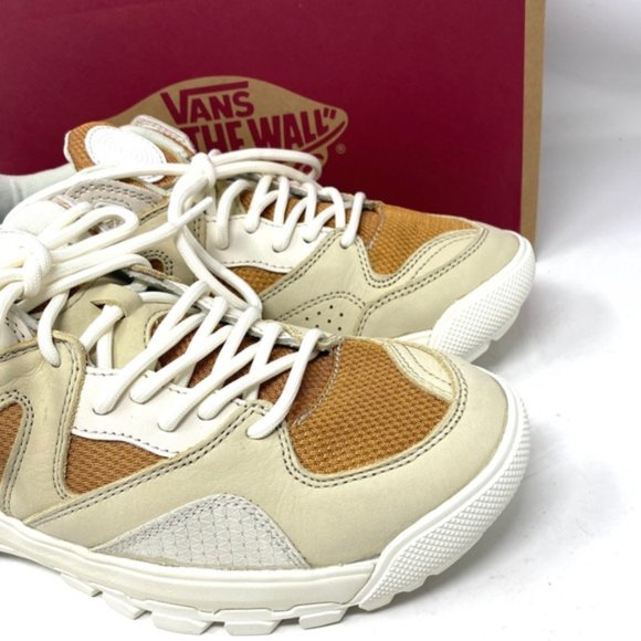 VANS AMZN Trailhead Shoes For Men's Low Top Mesh Suede Cream Hiking VN0A7TO2QC4 - Picture 10 of 11